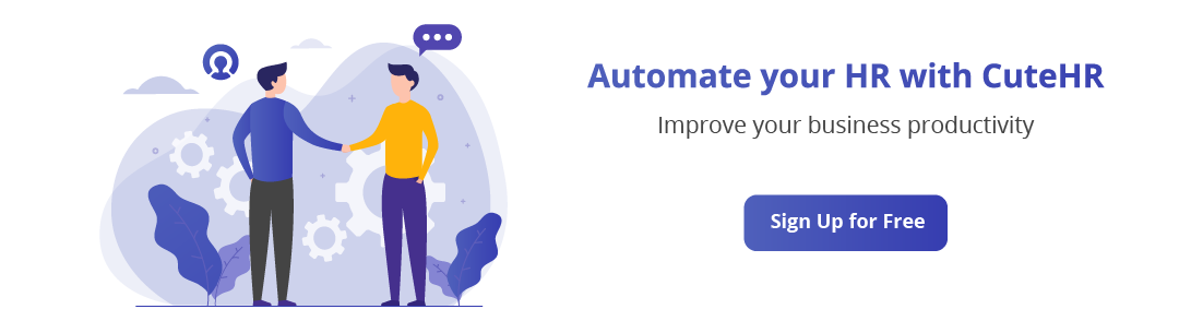 CUTEHR SIGNUP BANNER FOR HR PROCESS AUTOMATION