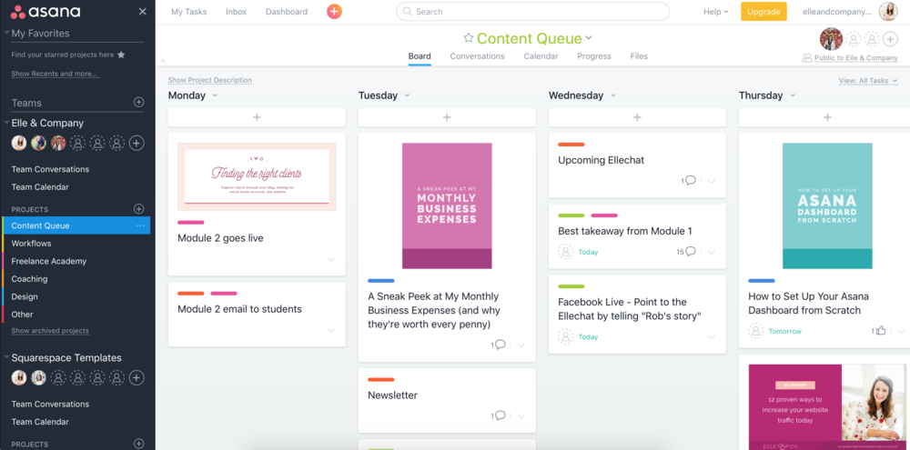 Asana управление проектами