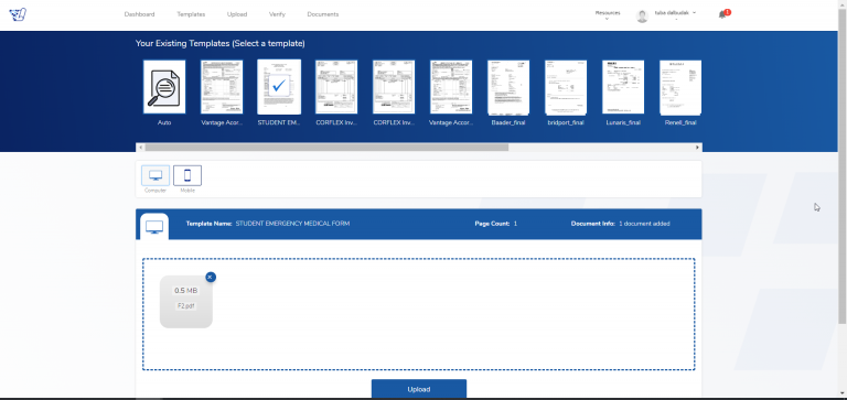 capturefast dashboard